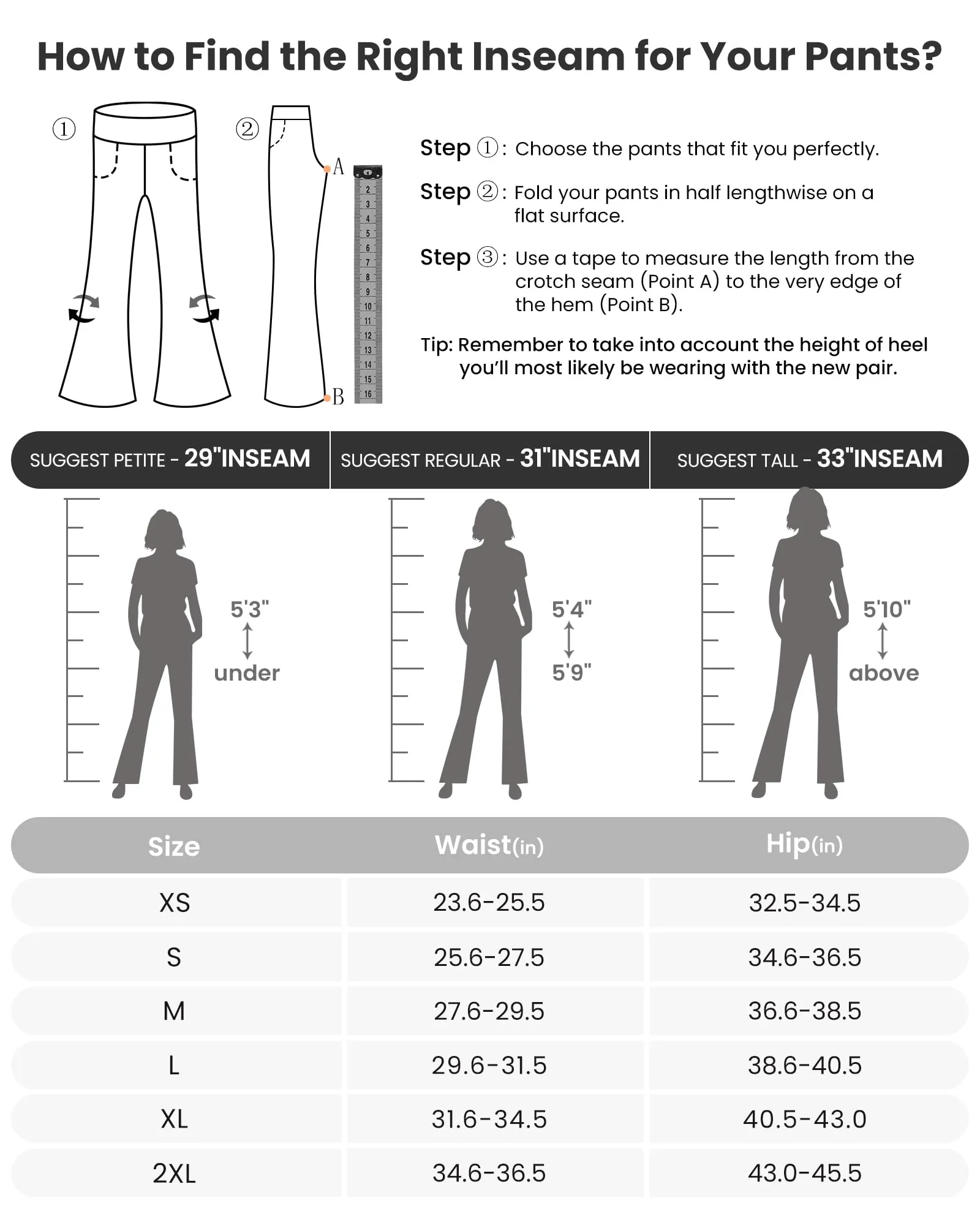 G4Free Women Clothing Wide Leg Yoga Pants for Women High Waisted Dress Pants with Pockets Stretch Caual Sweatpants for Business Work(Dark Grey,M,29")
