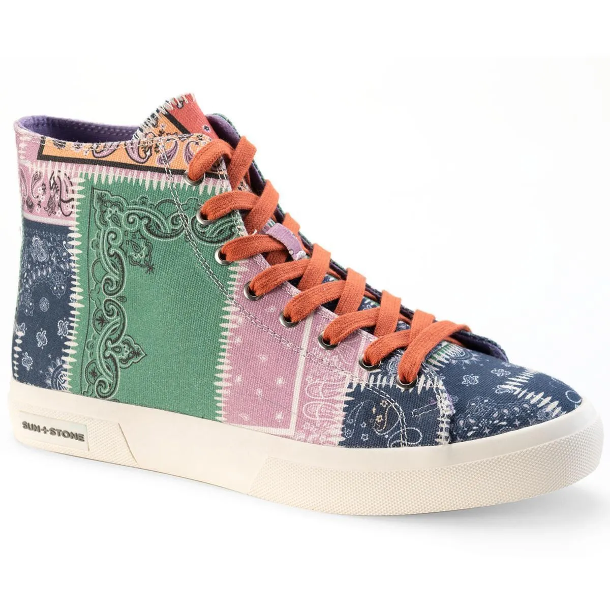 Sun   Stone Men's Mesa High-Top Sneakers  Multicolor Size 9.5M